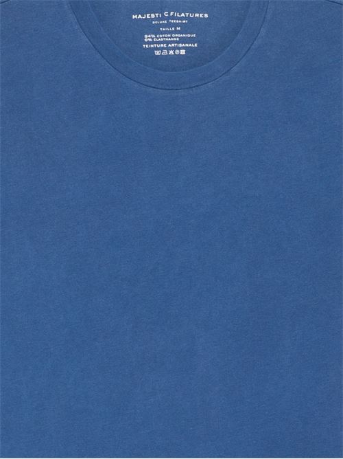 T-shirt uomo Majestic Filatures blu MAJESTIC FILATURES | S26M090HTS019336